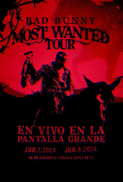 Bad Bunny: Most Wanted Tour poster