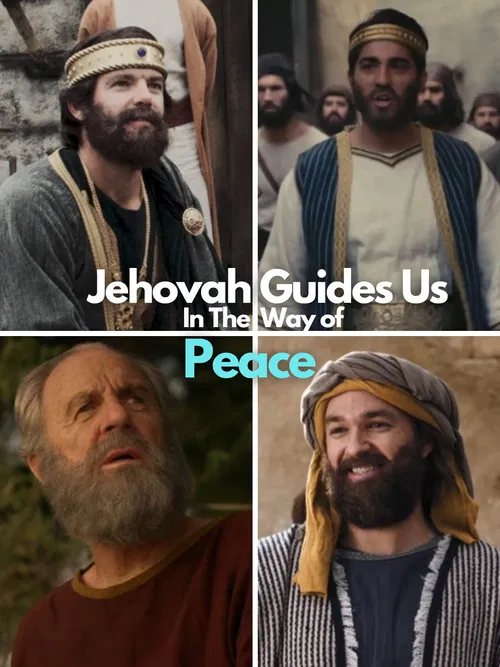 Jehovah Guides Us in the Way of Peace poster