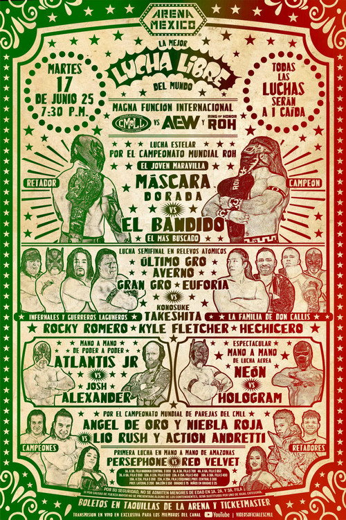 CMLL Martes Populares - CMLL vs. AEW/ROH poster
