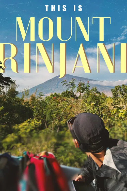 this is Mount Rinjani poster