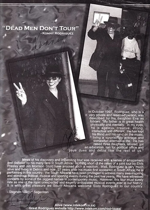 Dead Men Don't Tour: Rodríguez in South Africa poster