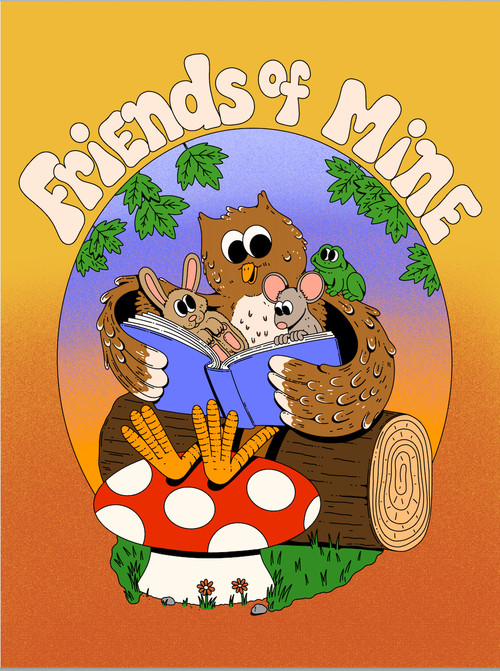 Friends of Mine: "Canoe Trip" poster