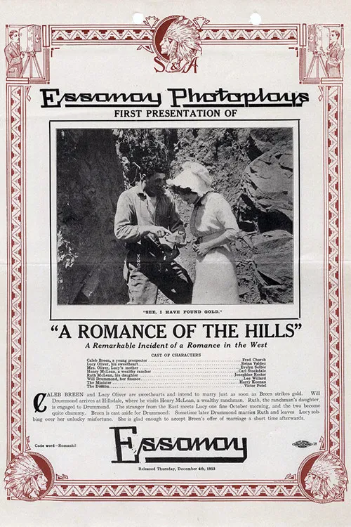 A Romance of the Hills poster