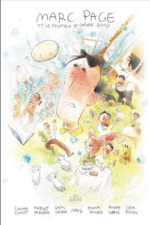 Marc Page and the round goat cheese poster