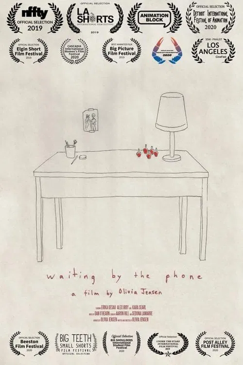 waiting by the phone poster