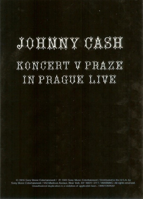 Johnny Cash: Live in Prague poster