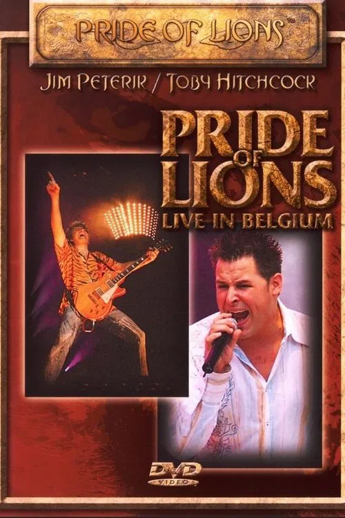 Pride Of Lions ‎– Live In Belgium poster