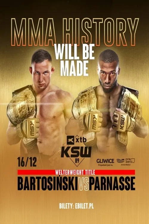 KSW 89: Bartosinski vs. Parnasse poster