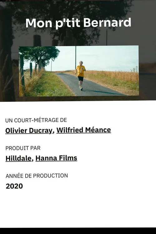 Mon p'tit Bernard poster
