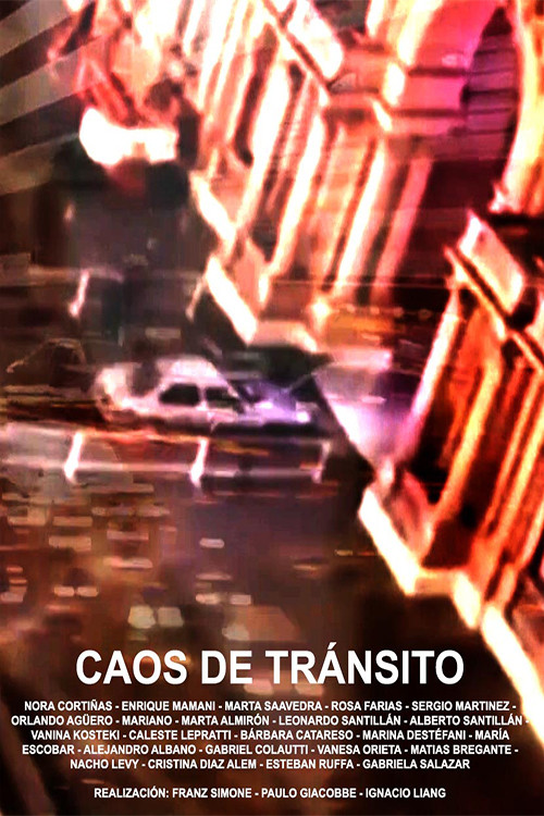 Caos de tránsito poster