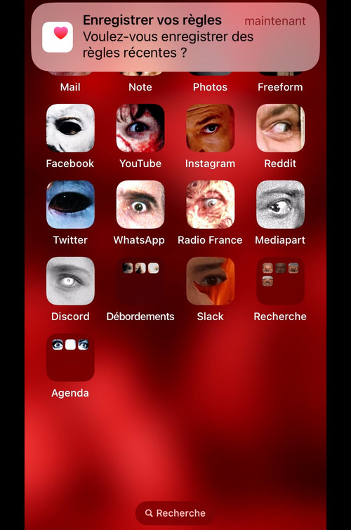 xena's body (a menstrual auto-investigation using an iphone) poster