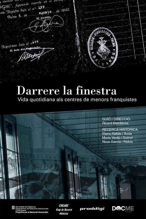 Darrere la finestra poster
