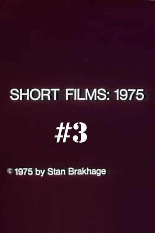 Short Films 1975: #3 (Hollis Frampton) poster