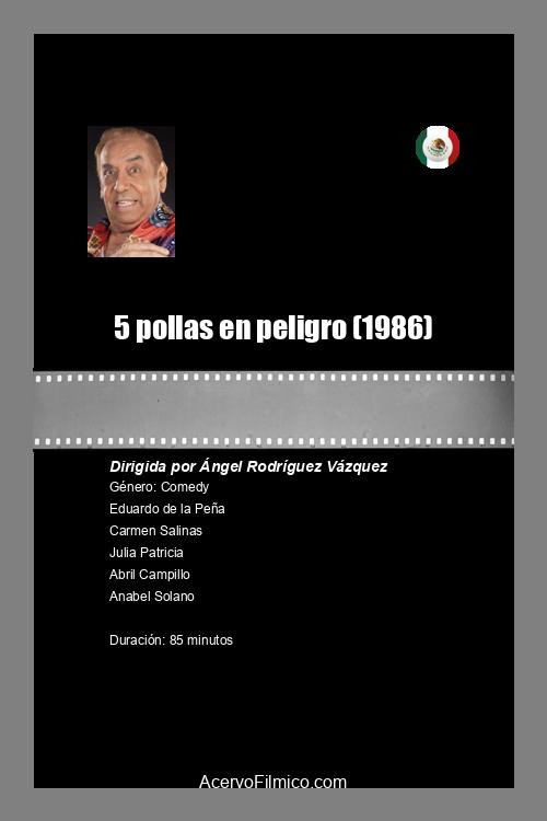 5 pollas en peligro poster