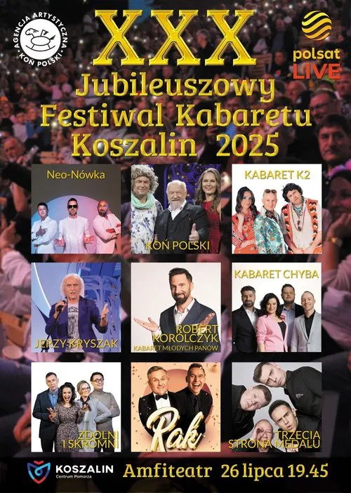 XXX Jubileuszowy Festiwal Kabaretu Koszalin poster