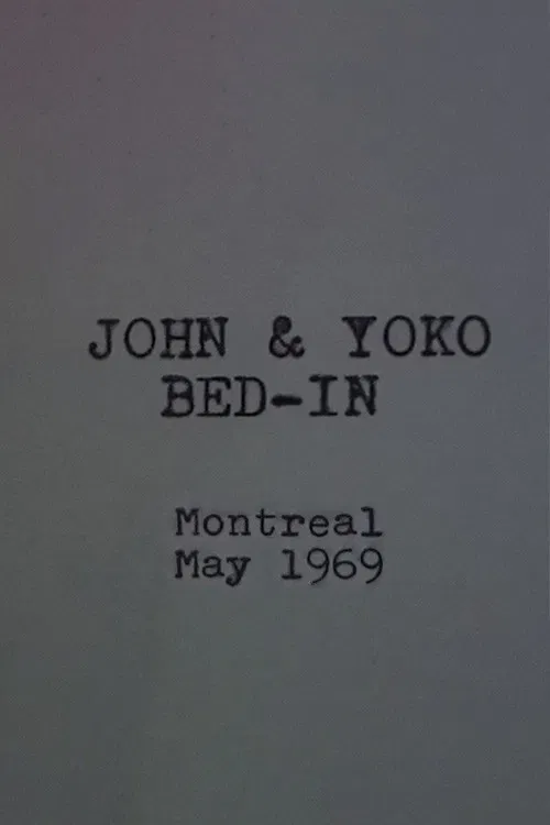 John & Yoko Bed-In poster