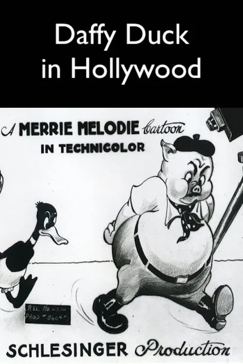 Daffy Duck in Hollywood poster