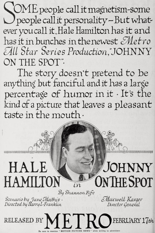 Johnny-on-the-Spot poster