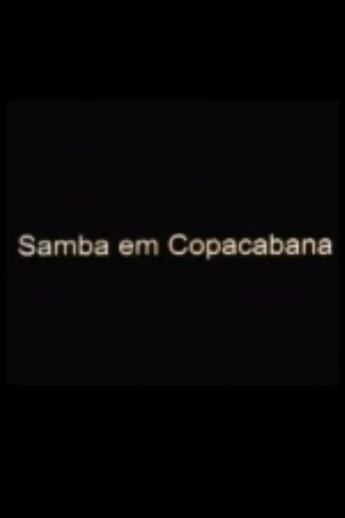 Samba em Copacabana poster