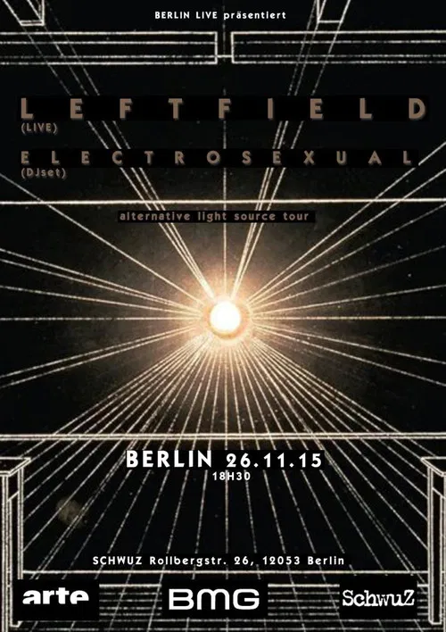 Leftfield : live in Berlin poster