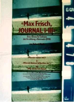 Max Frisch, Journal I-III poster
