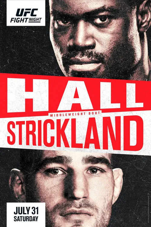 UFC on ESPN 28: Hall vs. Strickland poster