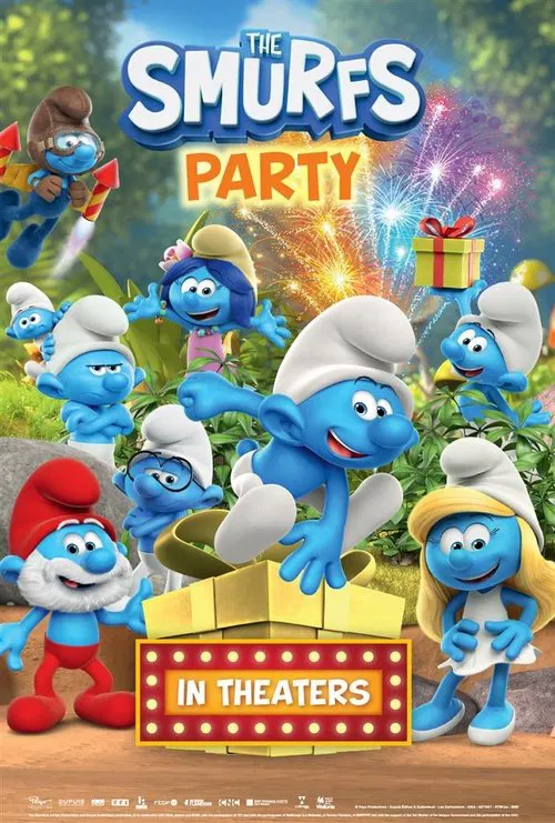 The Smurfs Party poster