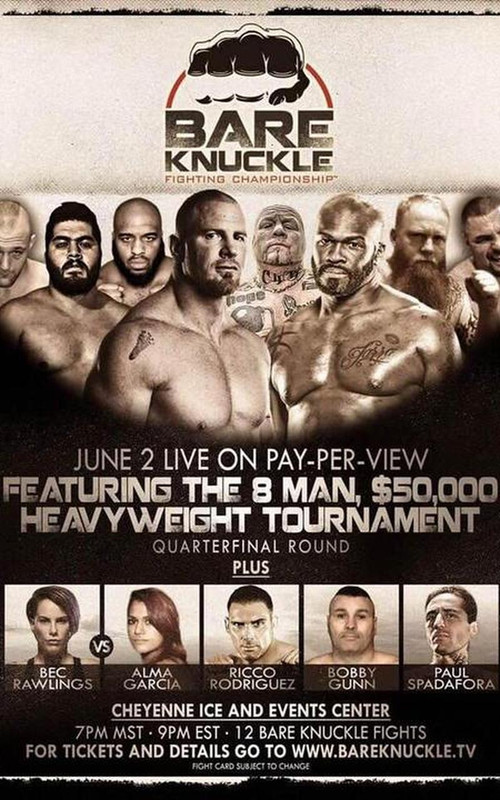 Bare Knuckle Fighting Championship 1 poster