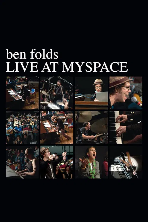 Ben Folds: Live at MySpace poster