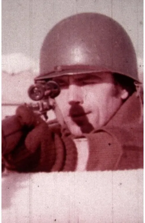 Le fusil à lunette poster