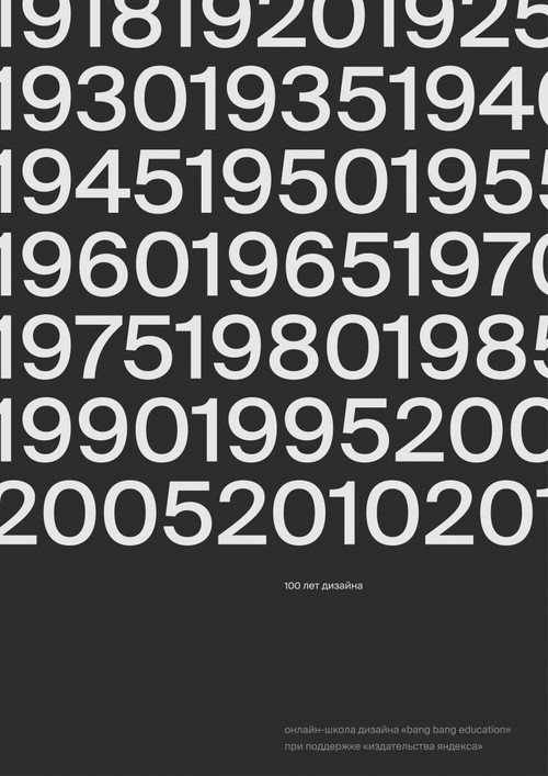 100 Years Of Design poster