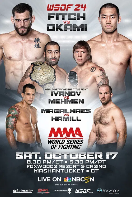 World Series of Fighting 24: Fitch vs. Okami poster