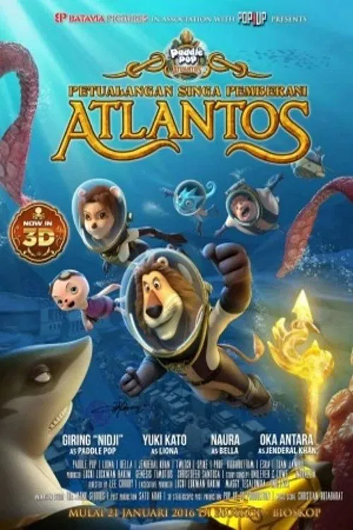 Petualangan Singa Pemberani Atlantos poster