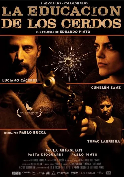 La educación de los cerdos poster