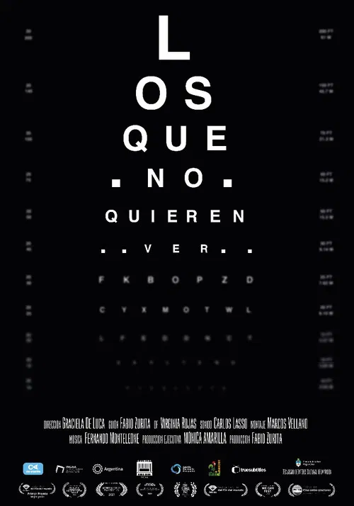 Los que no quieren ver poster