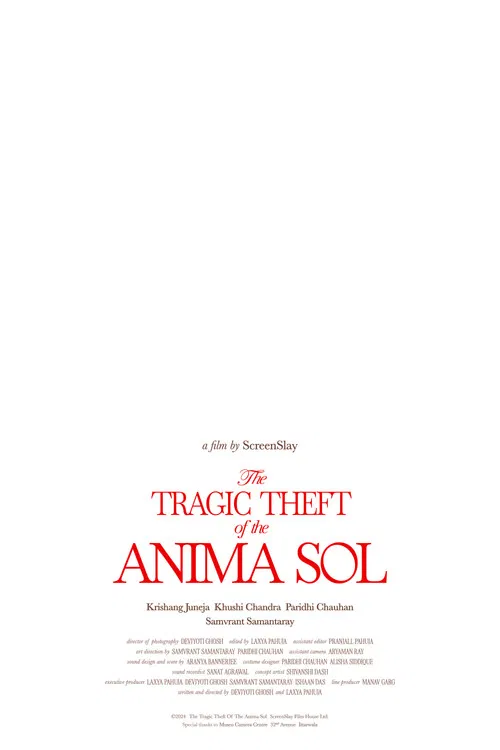 The Tragic Theft of the Anima Sol poster