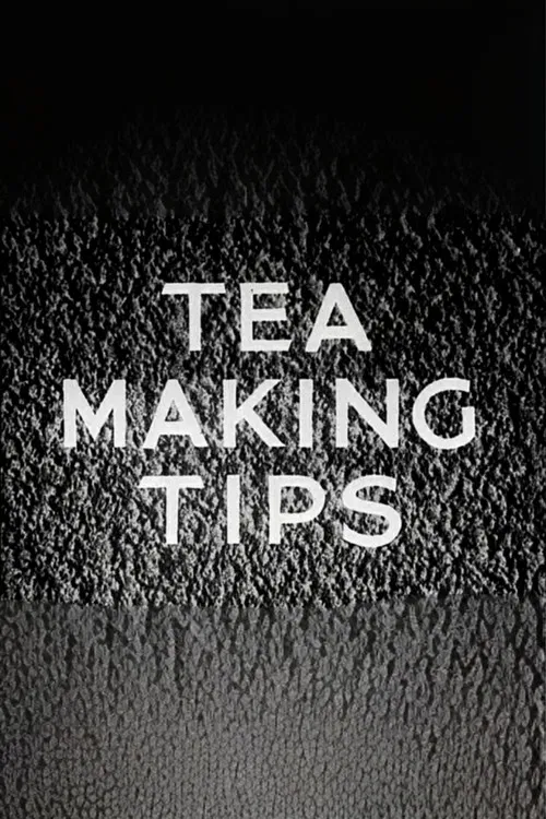Tea Making Tips poster