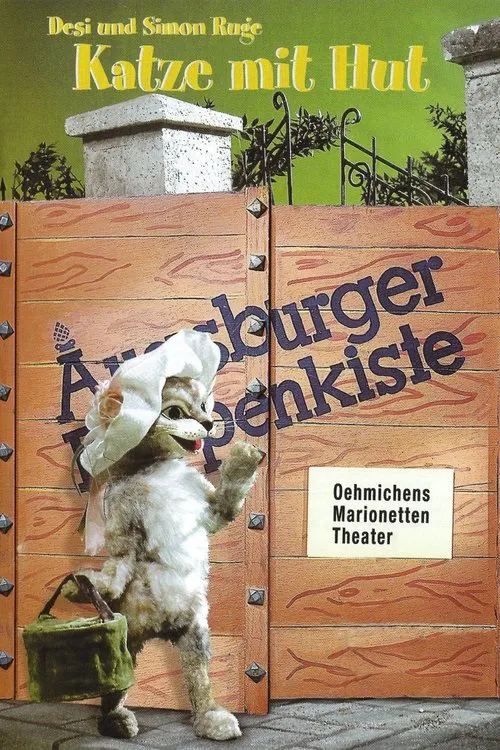 Augsburger Puppenkiste - Katze mit Hut poster
