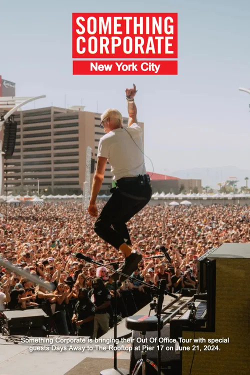 Something Corporate: New York City poster