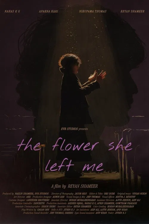 the flower she left me poster