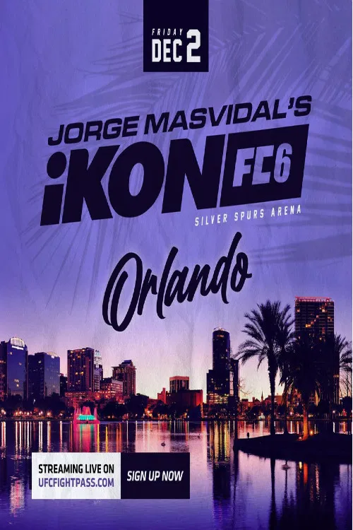 Jorge Masvidal's iKON FC 6: Lohsen vs. Williams poster