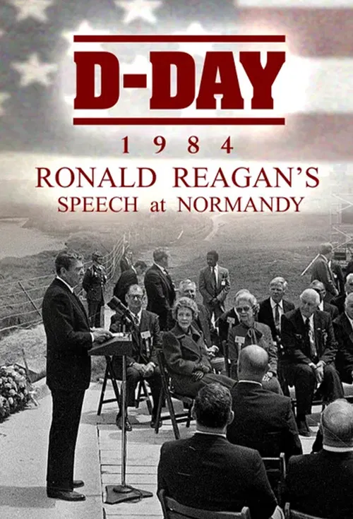 Ronald Reagan's Speech at Normandy poster