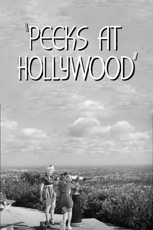 Peeks at Hollywood poster