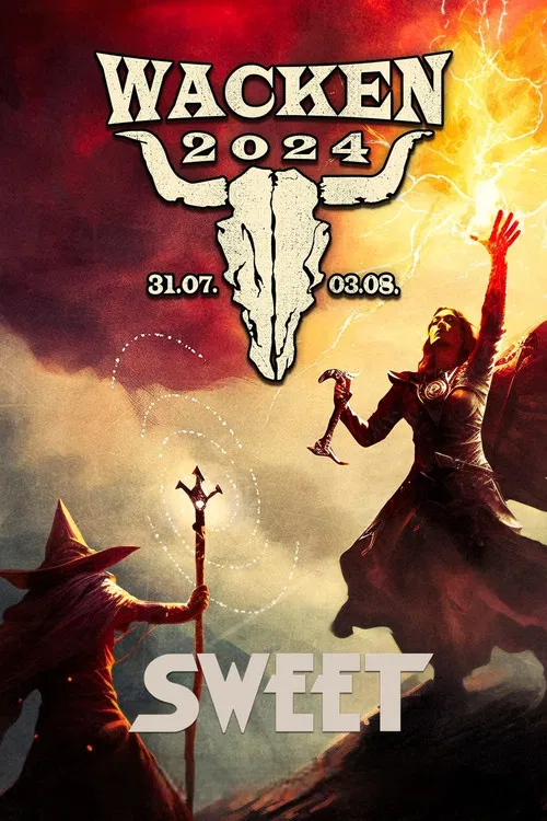 Sweet - Live at Wacken Open Air 2024 poster
