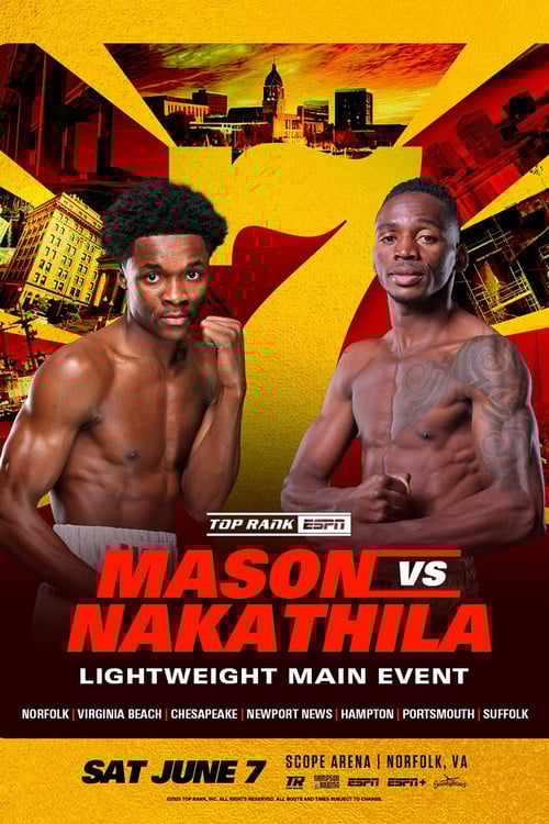 Abdullah Mason vs. Jeremia Nakathila poster