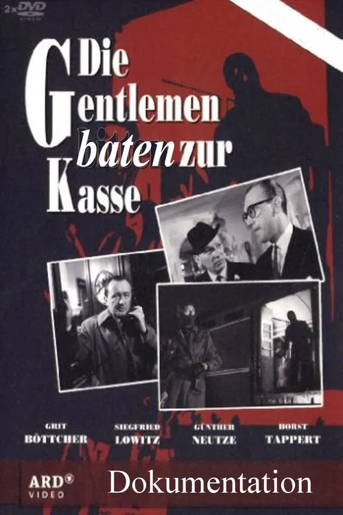 Die Gentlemen baten zur Kasse poster