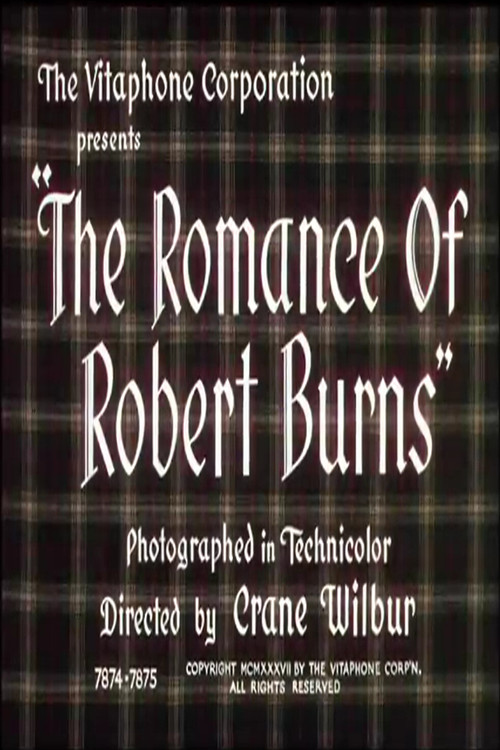The Romance Of Robert Burns poster