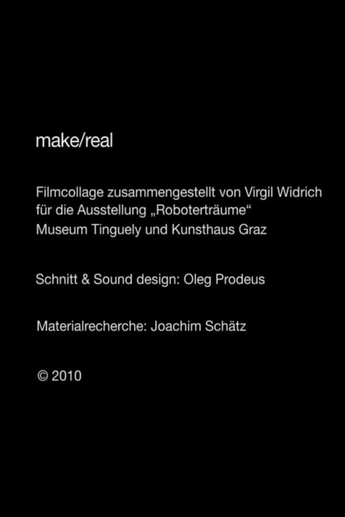 Make/Real poster