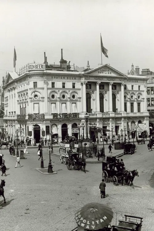 On a Runaway Motor-Car Through Piccadilly Circus poster