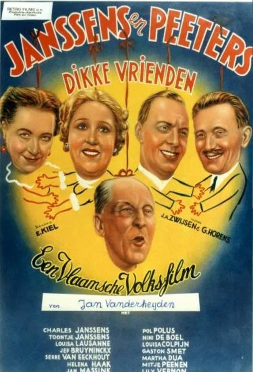 Janssens en Peeters dikke vrienden poster